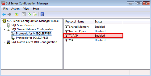 shared memory provider error 0