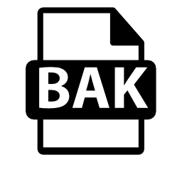 how to view bak files