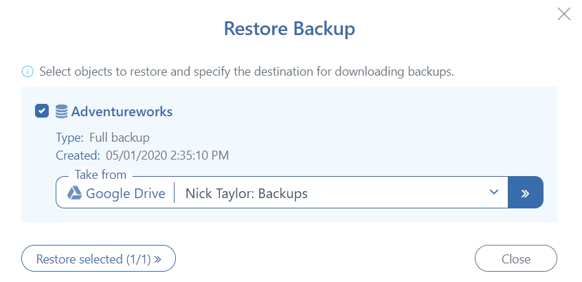 download the new for windows SQL Backup Master 6.4.637