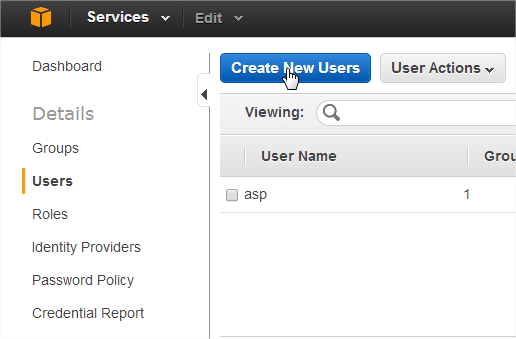 AWS - Create New User