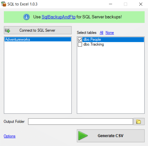 sql server management studio export to excel