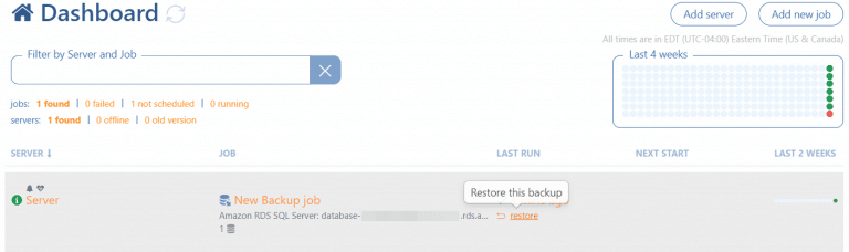 How to backup and restore Amazon RDS SQL Server - SqlBak Blog
