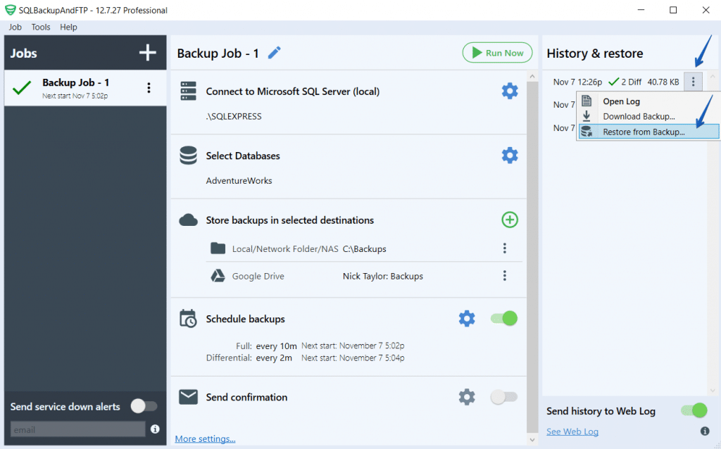 SQL Server differential backup: fast guide - SqlBak Blog