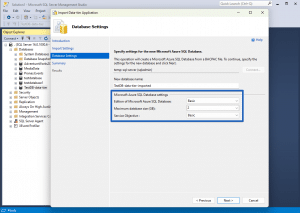 How to backup Azure SQL databases and restore them on a local SQL ...