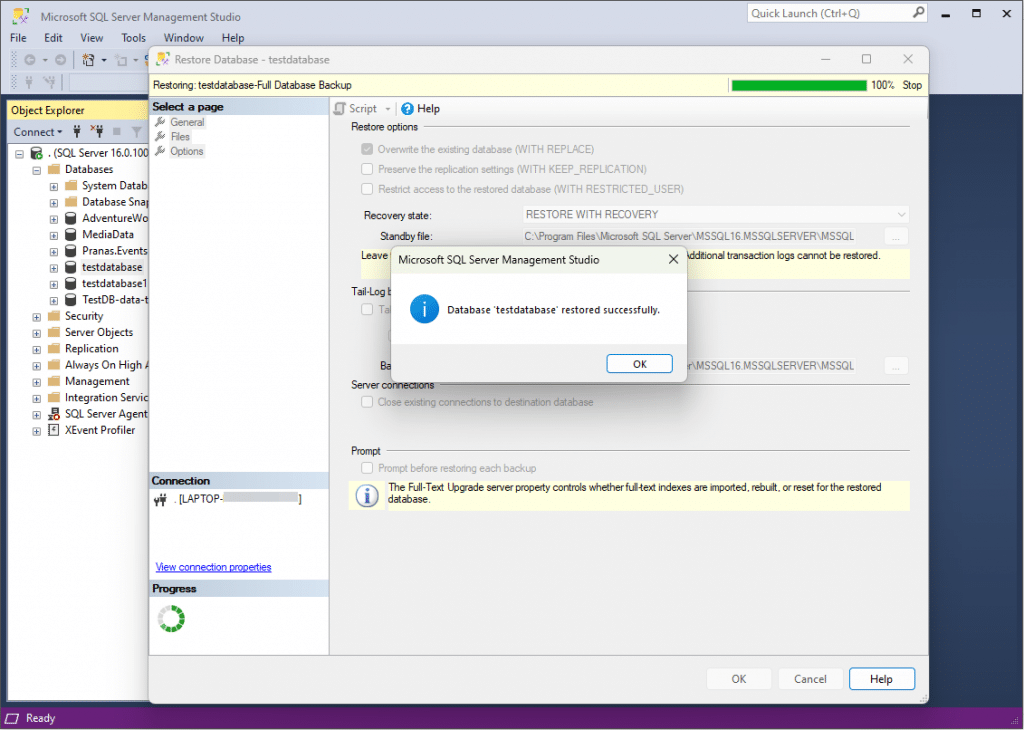 Backup and restore SQL Server 2008 and 2008 R2 - SqlBak Blog