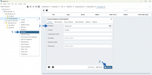 Backup PostgreSQL database pgAdmin